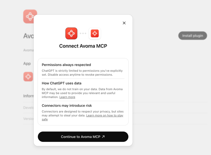 Connect Avoma MCP Plugin