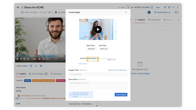 How to Create and Share Snippets - Screen #06