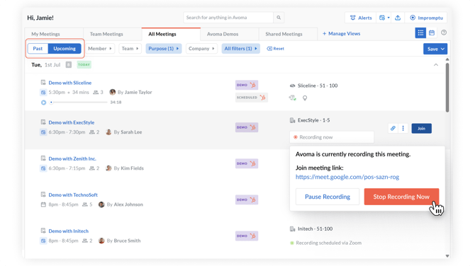 How to Remove Avoma Notetaker (Bot) from a Meeting Screen #01
