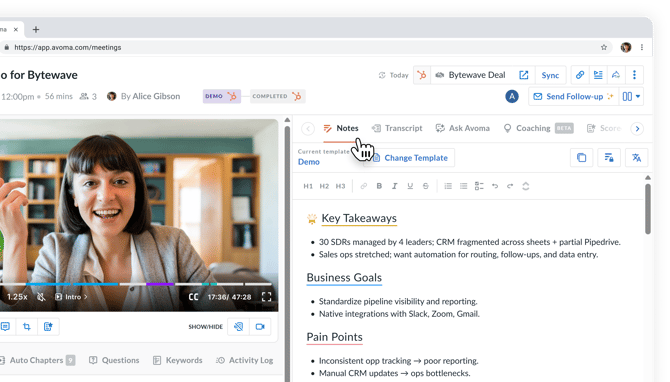 Meeting notes, insight and ask avoma base frame ✅ (10)