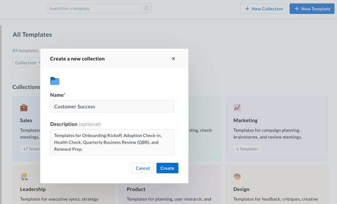 How to create a collection