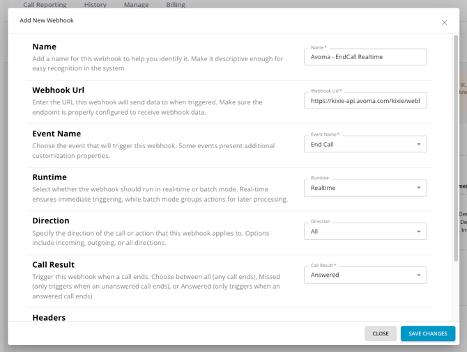 Kixie-add-webhook-Avoma-complete-1