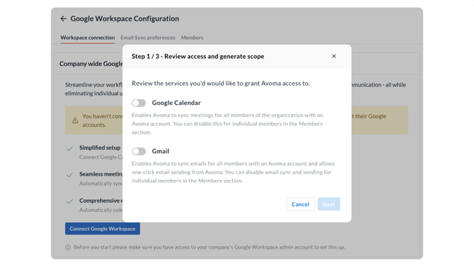 Sync Your Email with Avoma #03
