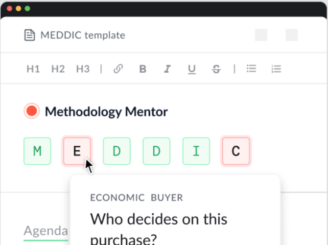 Methodology mentor in Avoma